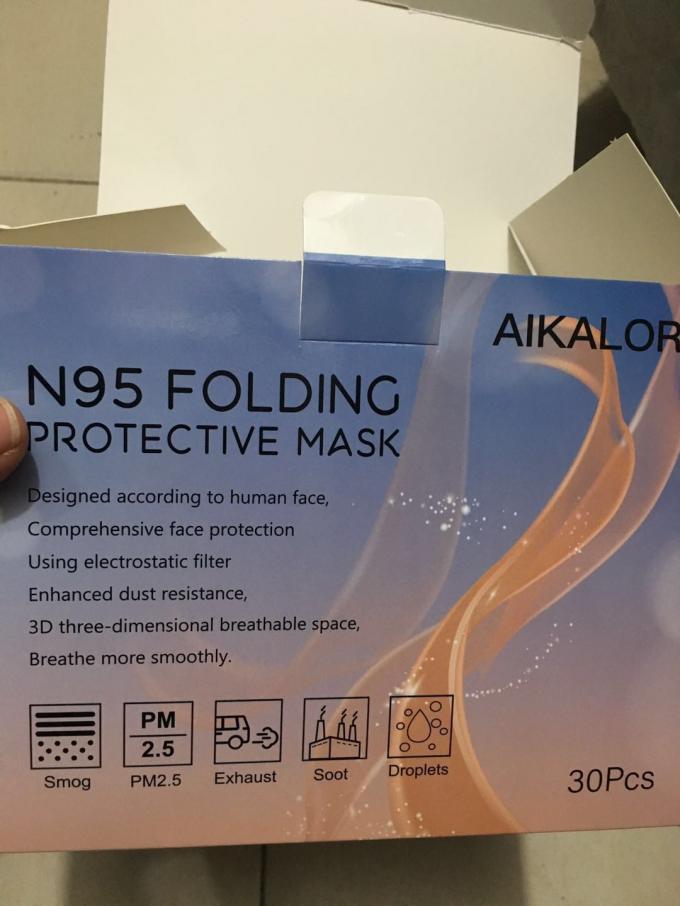 KN95 Maska ochronna respiratora z certyfikatem FDA CE (30 sztuk / paczka)